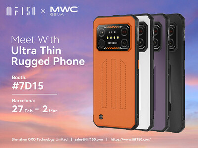 lllF150 продемонстрирует сверхтонкие прочные телефоны на MWC Barcelona 2023