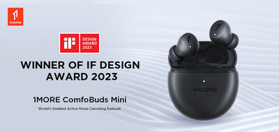 Наушники 1MORE ComfoBuds Mini получили премию IF Design Award 2023
