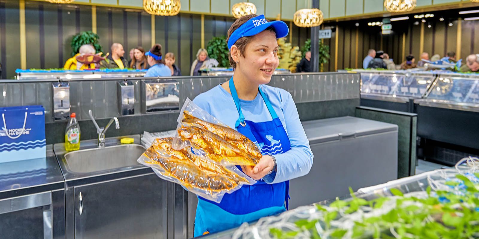 Более полумиллиона человек посетили рыбный рынок «Москва — на волне»