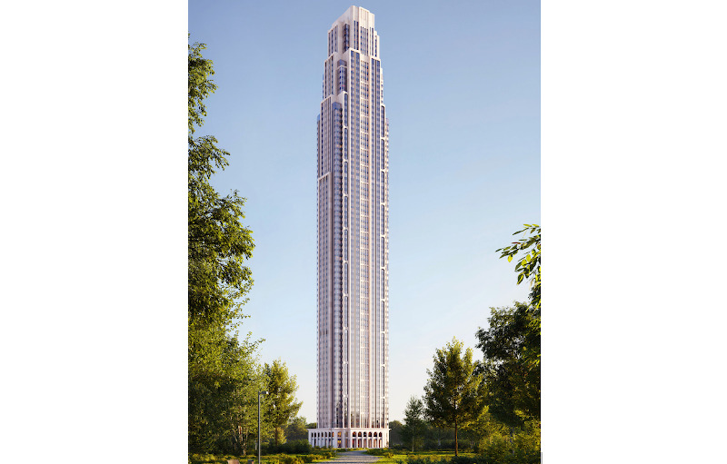 Завершено устройство фундамента для строительства жилого небоскреба THE FIVE