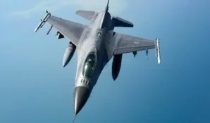 Первое появление F-16 на Украине