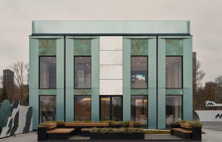 MORS ARCHITECTS разработало проект для офиса продаж «Мангазея на Речном» от девелопера «Мангазея»