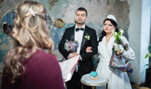 «Многомерная бионика» и романтика: Нина Рассен и Михаил Долматов отпраздновали свадьбу